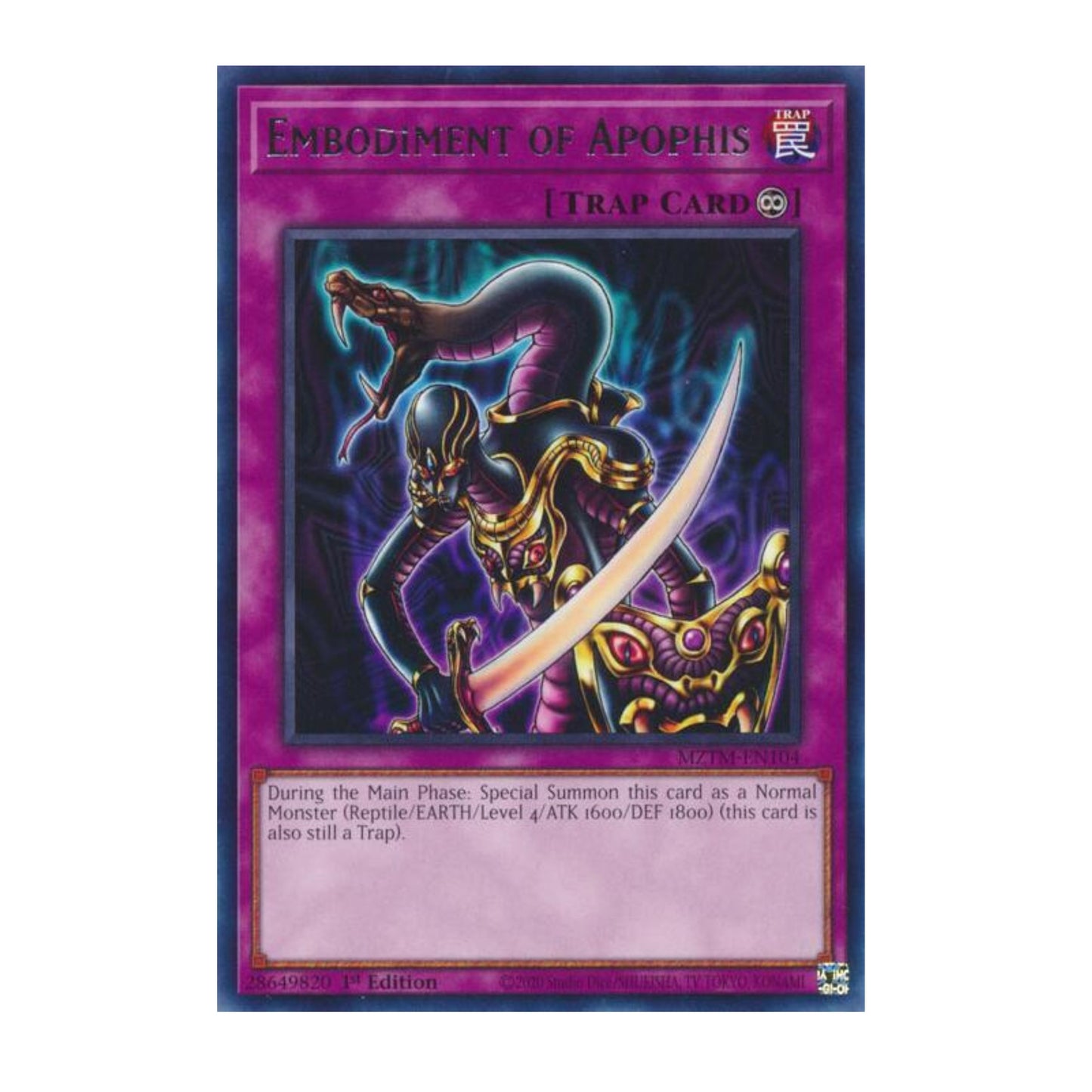 Yu-Gi-Oh! Embodiment of Apophis - Maze of the Master (MZTM)