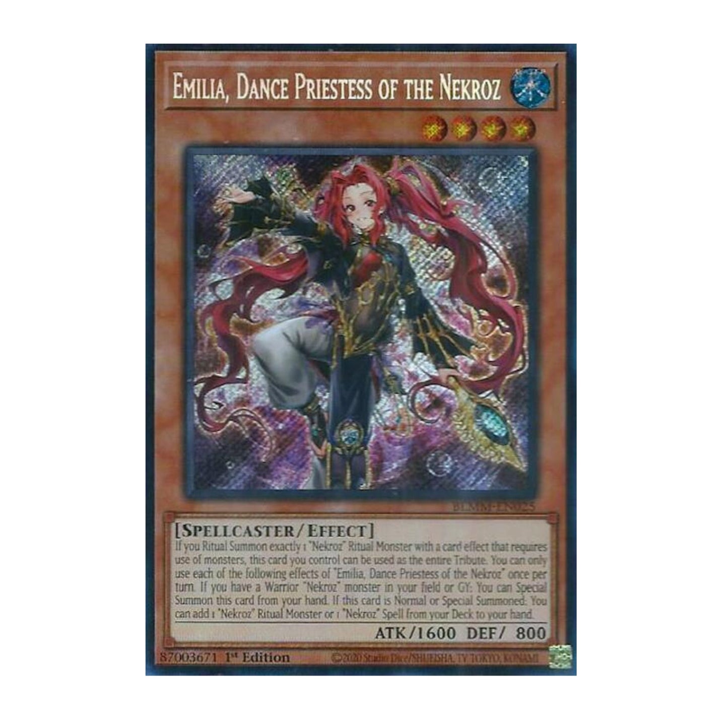 Yu-Gi-Oh! Emilia, Dance Priestess of the Nekroz - Battles of Legend: Monster Mayhem (BLMM)