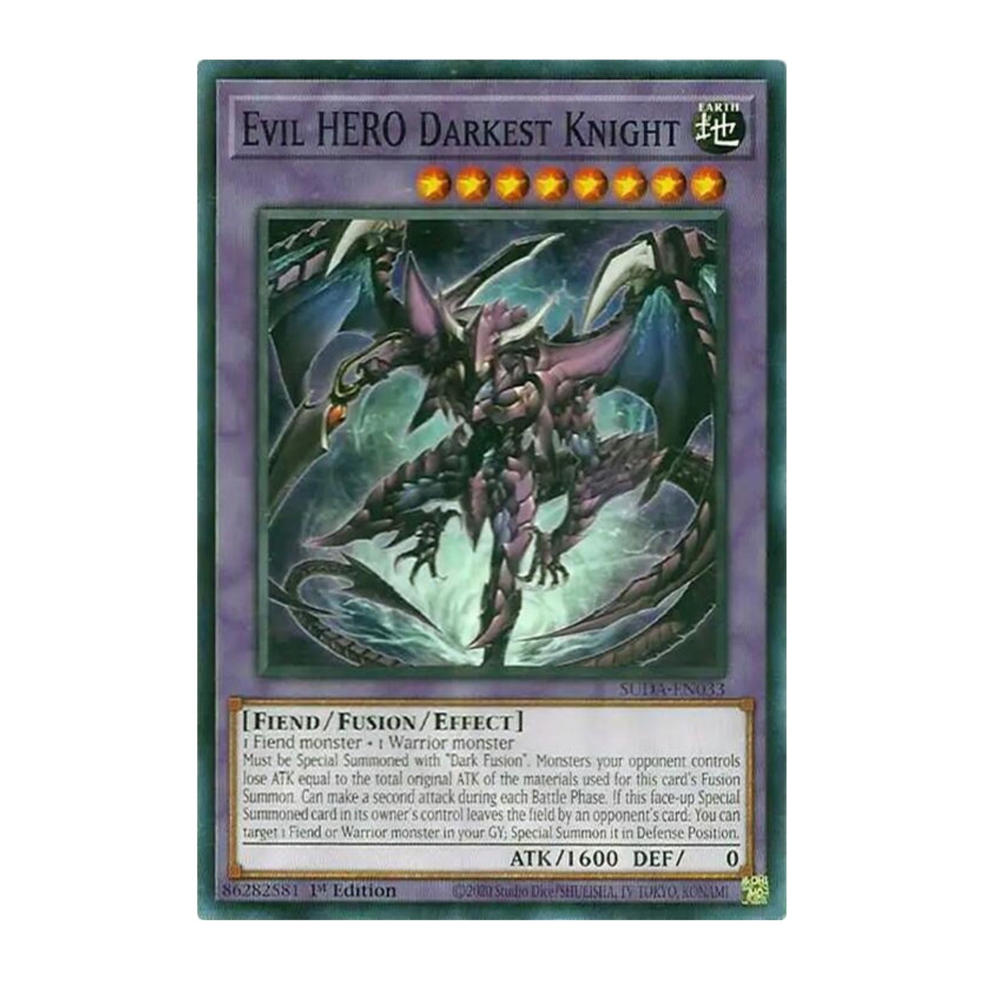 Yu-Gi-Oh! Evil HERO Darkest Knight - Supreme Darkness (SUDA)