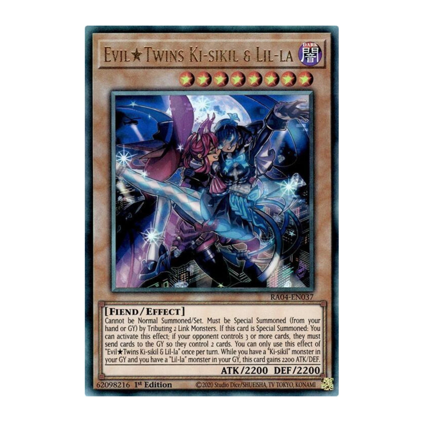Yu-Gi-Oh! Evil Twins Ki-sikil & Lil-la (PCR) - Quarter Century Stampede