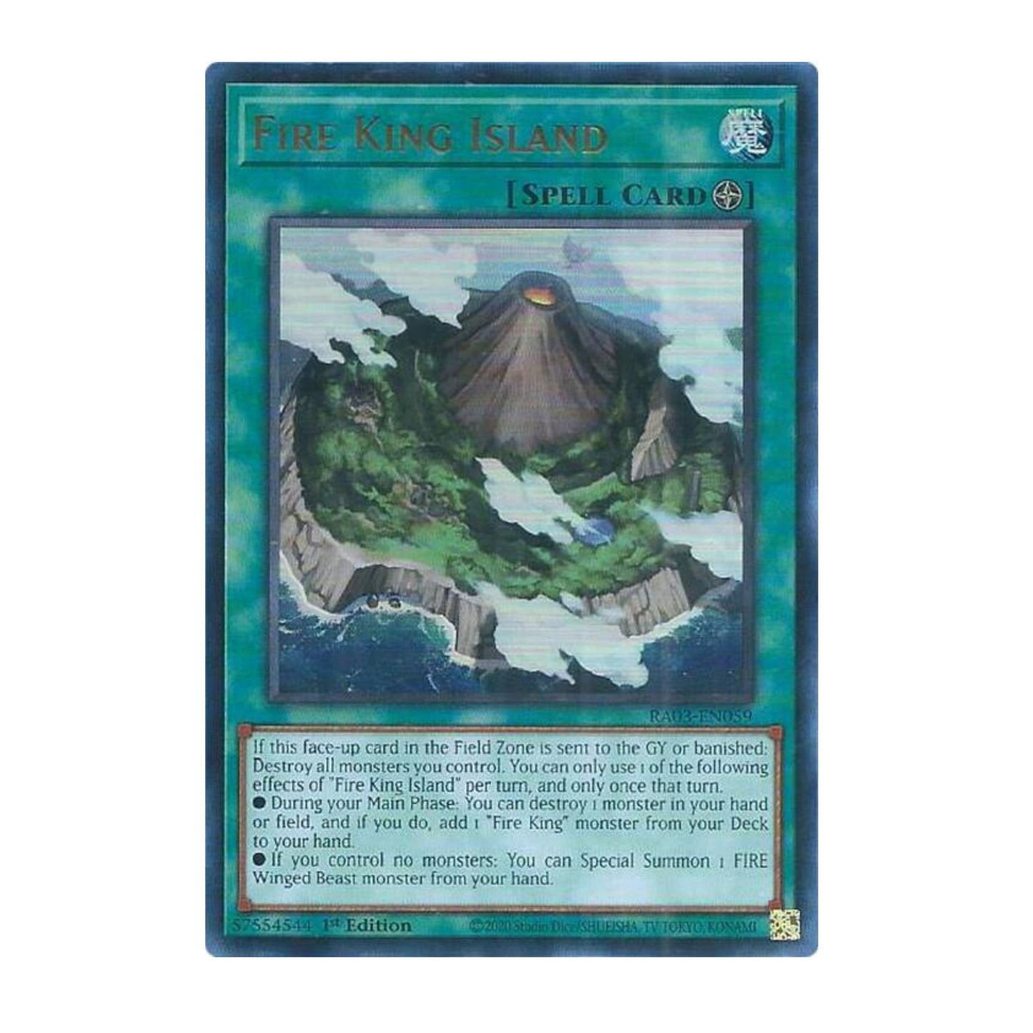 Yu-Gi-Oh! Fire King Island (UR) - Quarter Century Bonanza