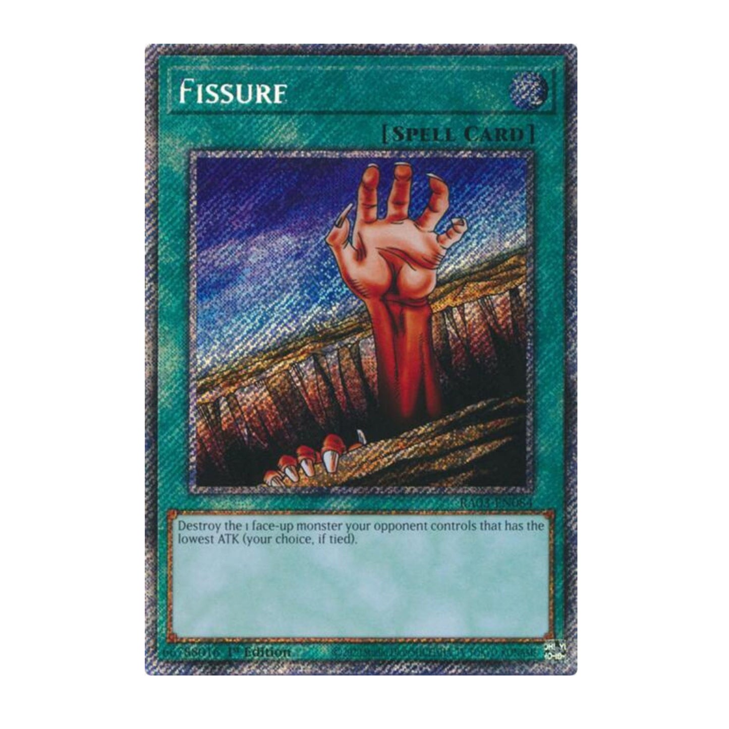 Yu-Gi-Oh! Fissure (Platinum Secret Rare) - Quarter Century Bonanza