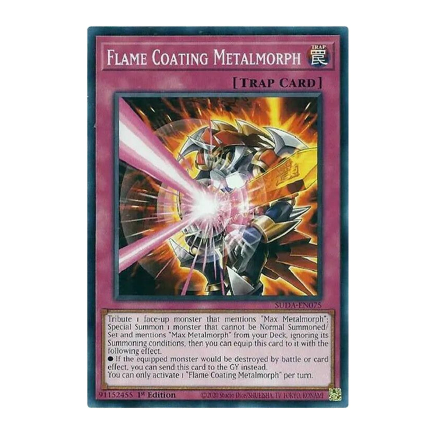 Yu-Gi-Oh! Flame Coating Metalmorph - Supreme Darkness (SUDA)