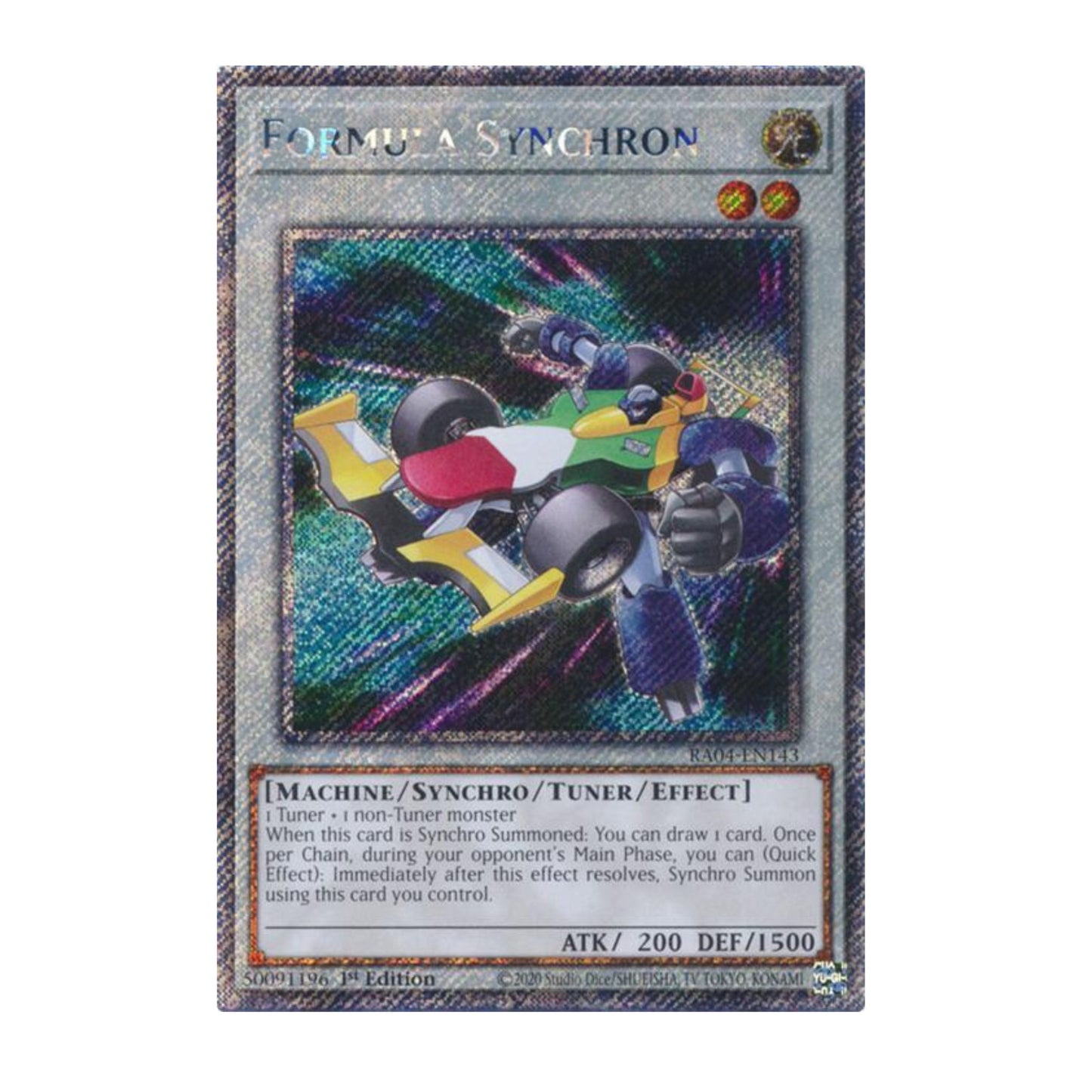 Yu-Gi-Oh! Formula Synchron (Platinum Secret Rare) - Quarter Century Stampede
