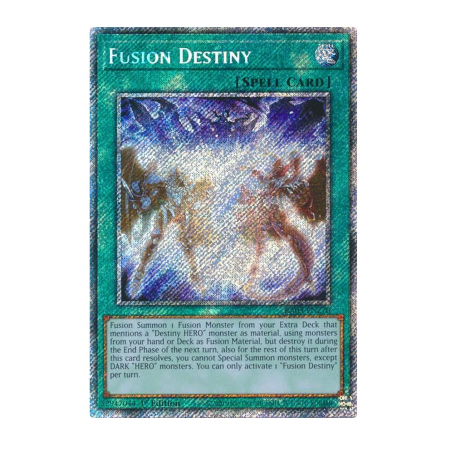 Yu-Gi-Oh! Fusion Destiny (Platinum Secret Rare) - Quarter Century Bonanza