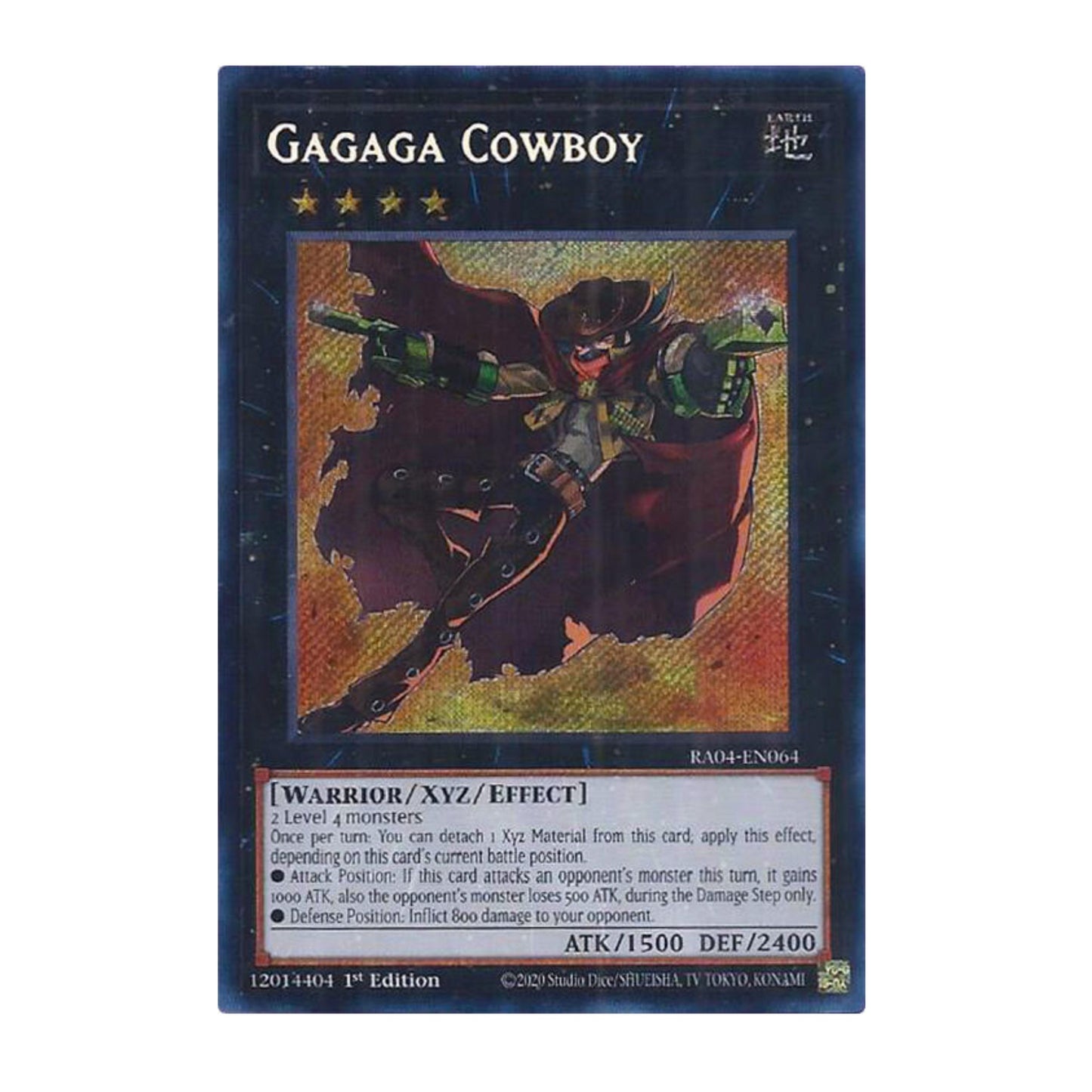 Yu-Gi-Oh! Gagaga Cowboy (Secret Rare) - Quarter Century Stampede