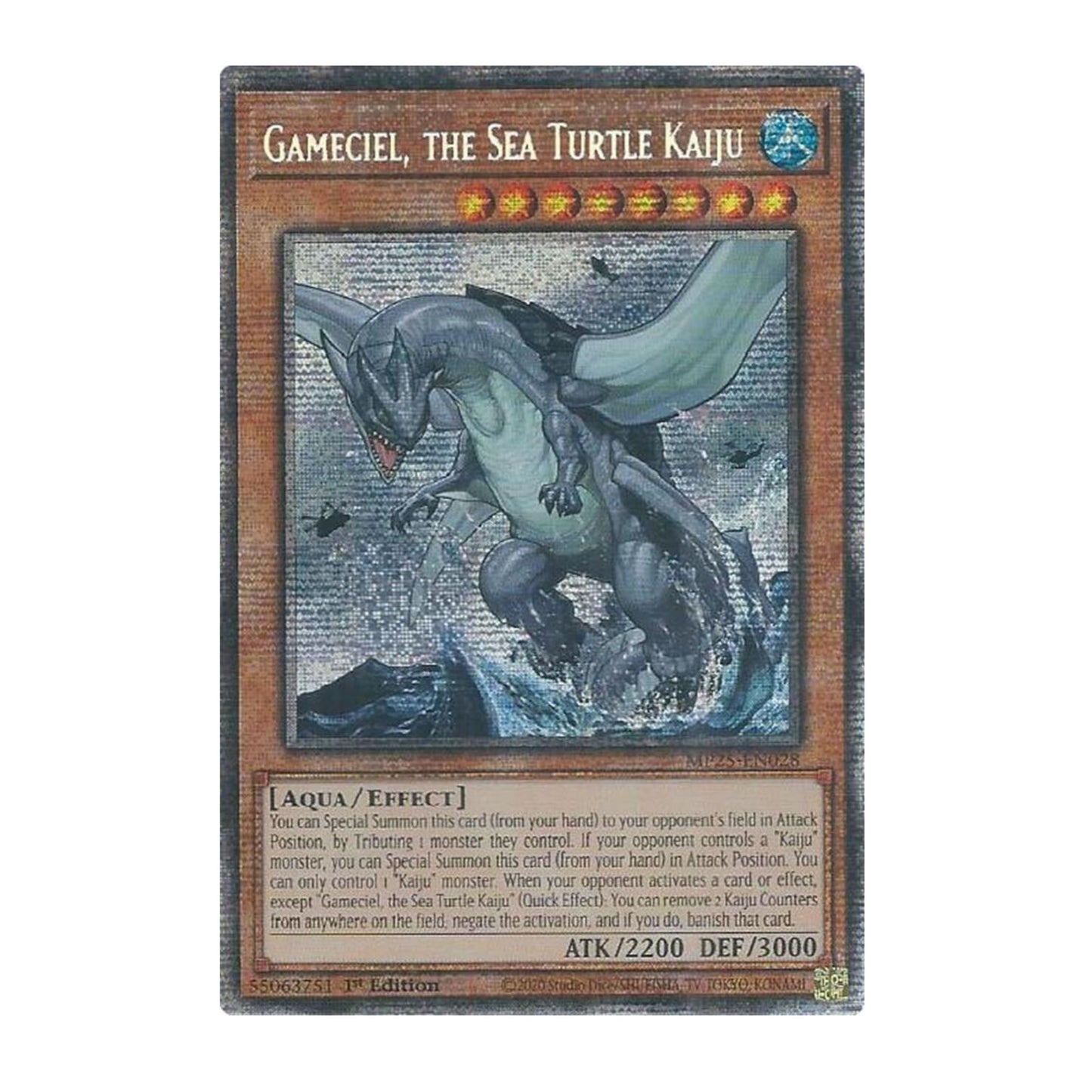 Yu-Gi-OH! Gameciel, the Sea Turtle Kaiju - 2025 Mega-Pack (MP25)