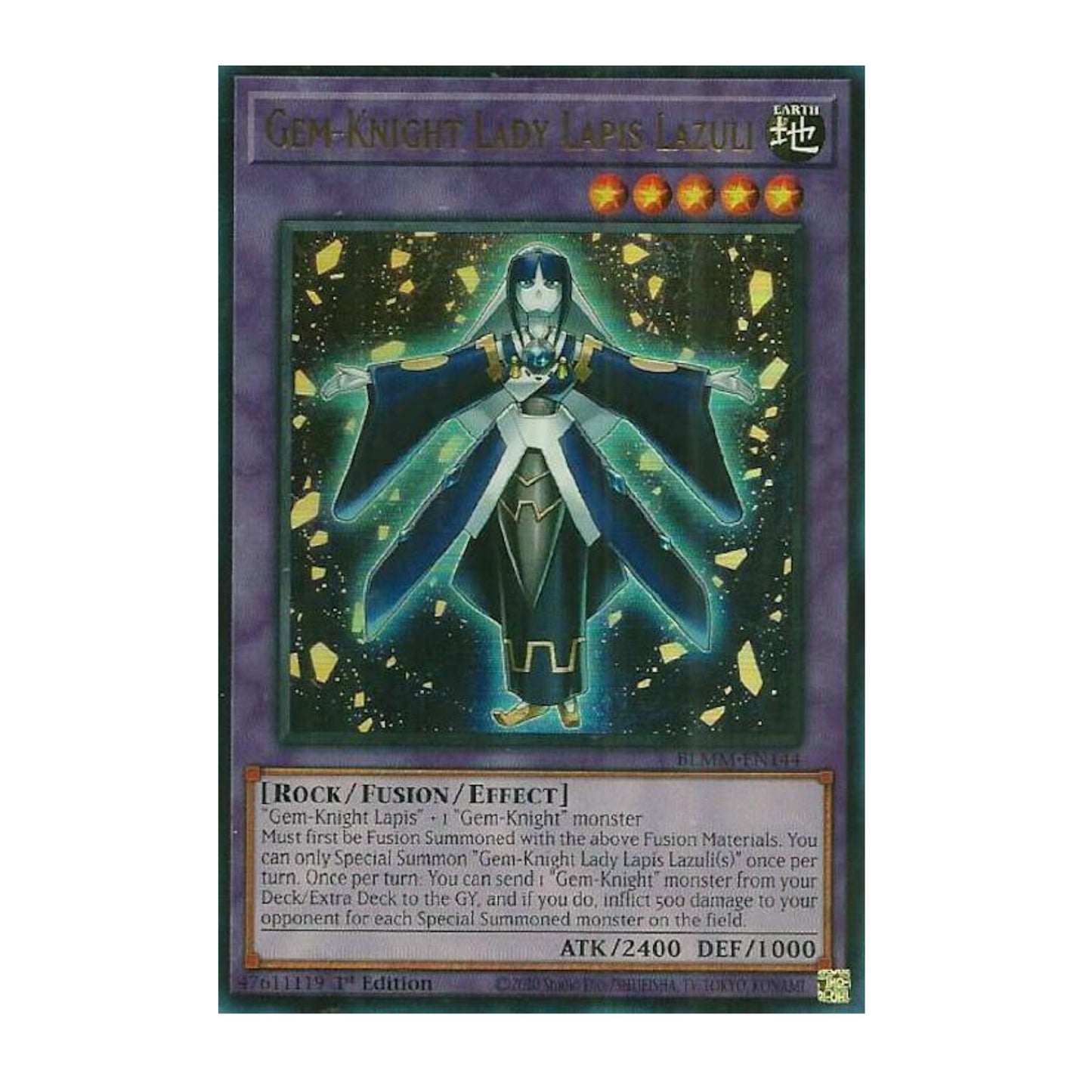 Yu-Gi-Oh! Gem-Knight Lady Lapis Lazuli - Battles of Legend: Monster Mayhem (BLMM)