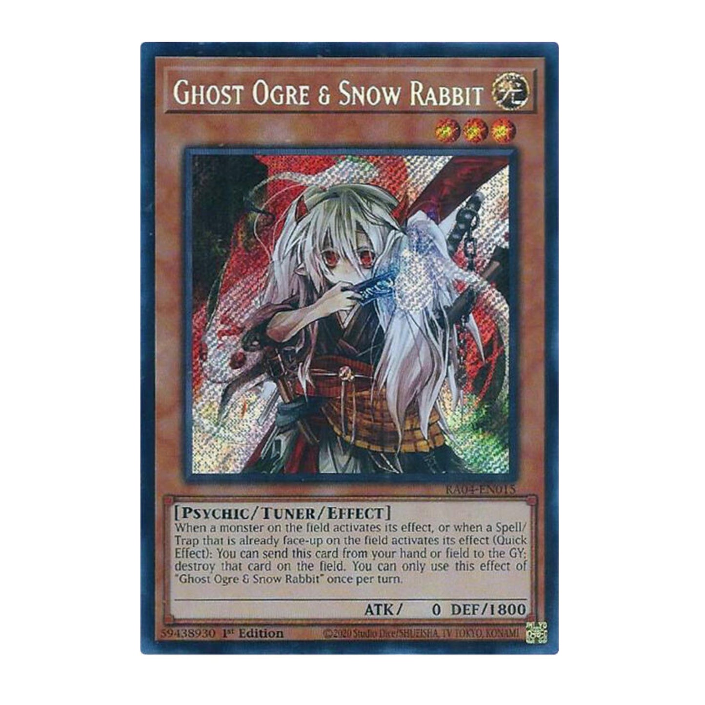 Yu-Gi-Oh! Ghost Ogre & Snow Rabbit (Secret Rare) - Quarter Century Stampede