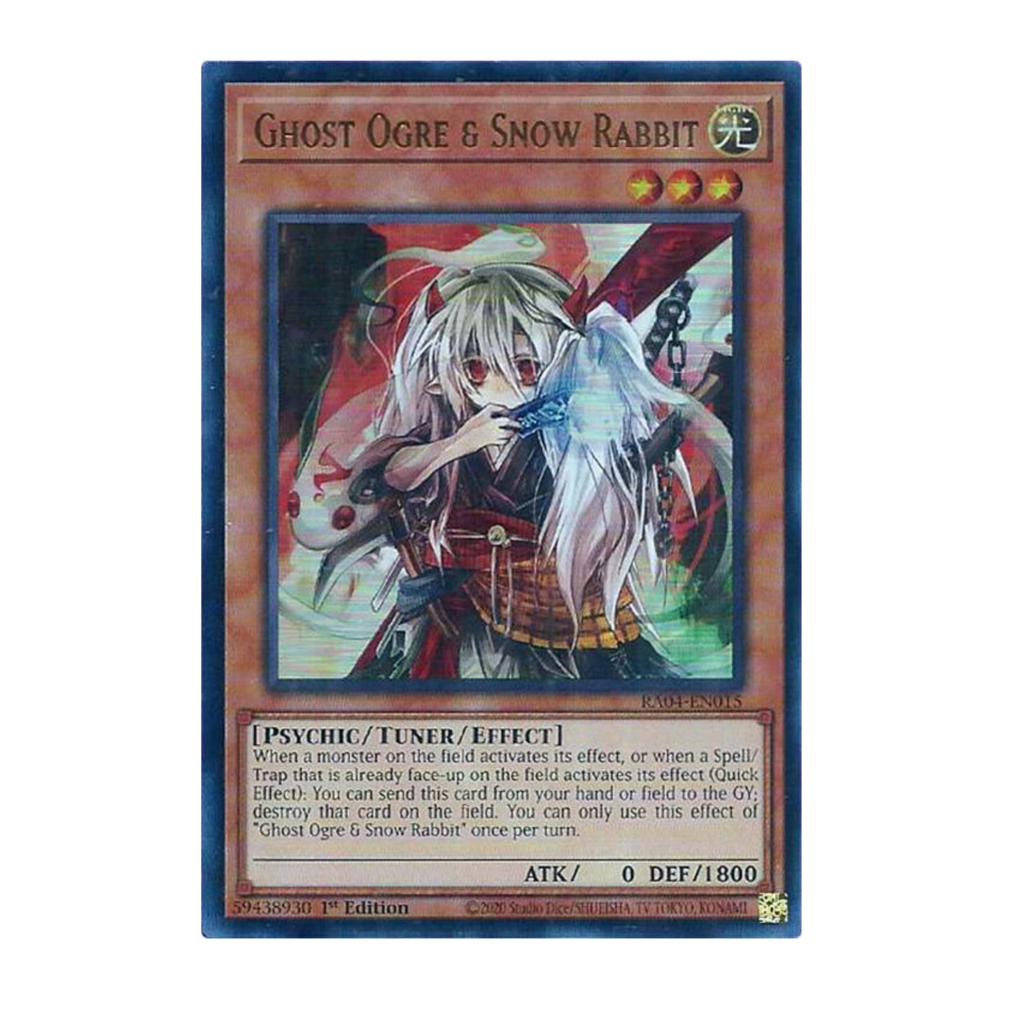 Yu-Gi-Oh! Ghost Ogre & Snow Rabbit (UR) - Quarter Century Stampede
