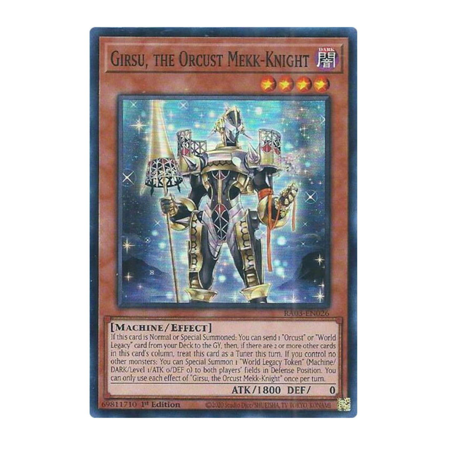 Yu-Gi-Oh! Girsu, the Orcust Mekk-Knight - Quarter Century Bonanza