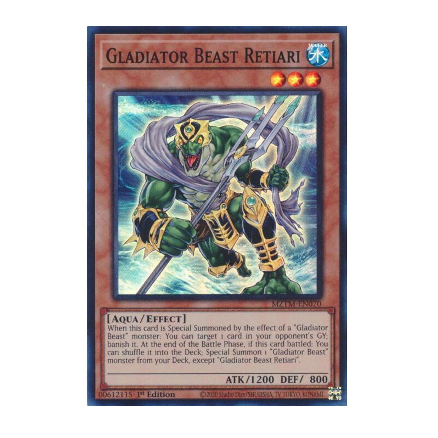 Yu-Gi-Oh! Gladiator Beast Retiari - Maze of the Master (MZTM)