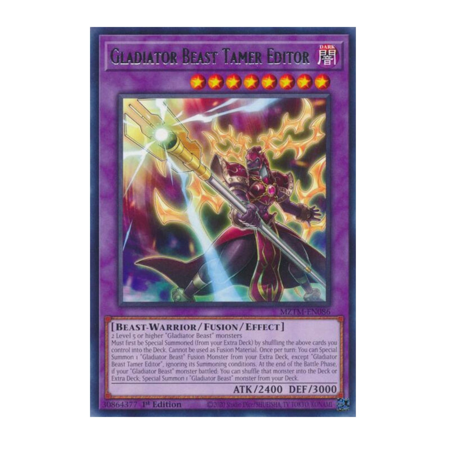 Yu-Gi-Oh! Gladiator Beast Tamer Editor - Maze of the Master (MZTM)