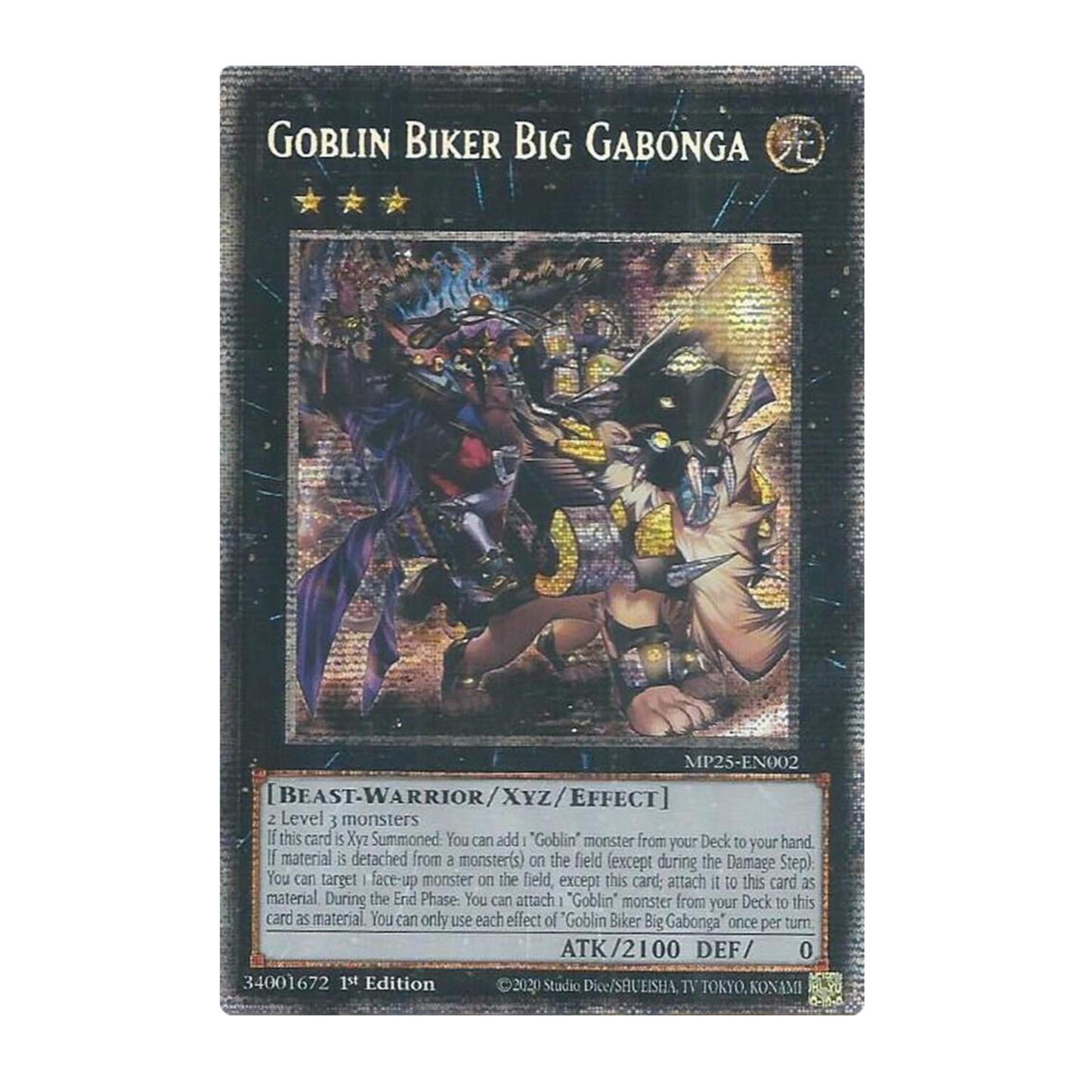 Yu-Gi-Oh! Goblin Biker Big Gabonga - 2025 Mega-Pack (MP25)
