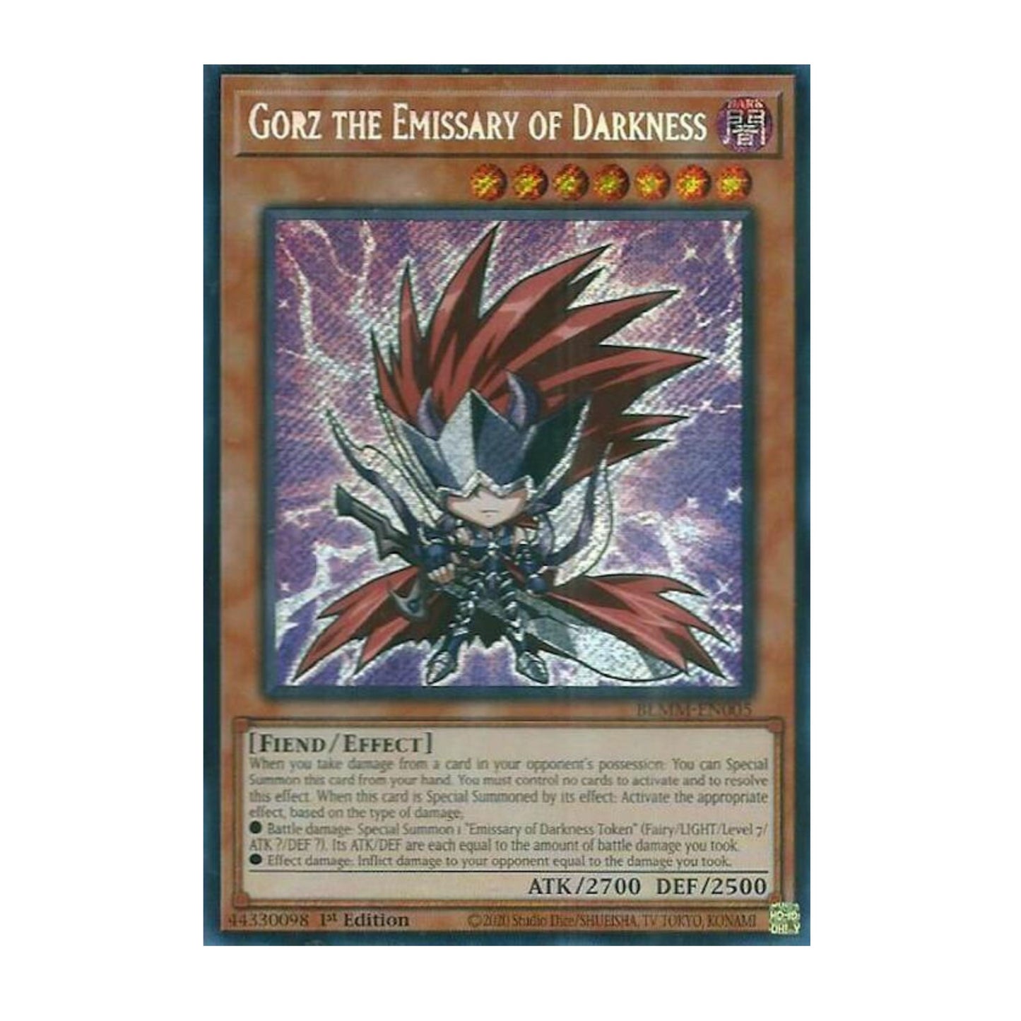 Yu-Gi-Oh! Gorz the Emissary of Darkness - Battles of Legend: Monster Mayhem (BLMM)