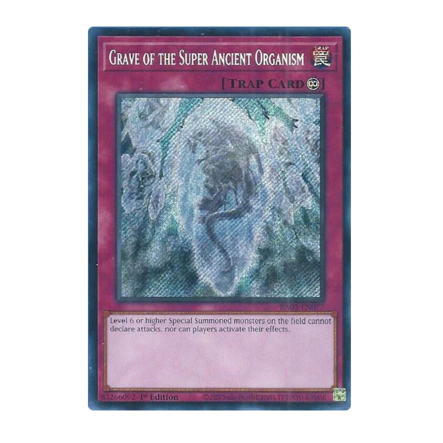 Yu-Gi-Oh! Grave of the Super Ancient Organism (Secret Rare) - Quarter Century Bonanza