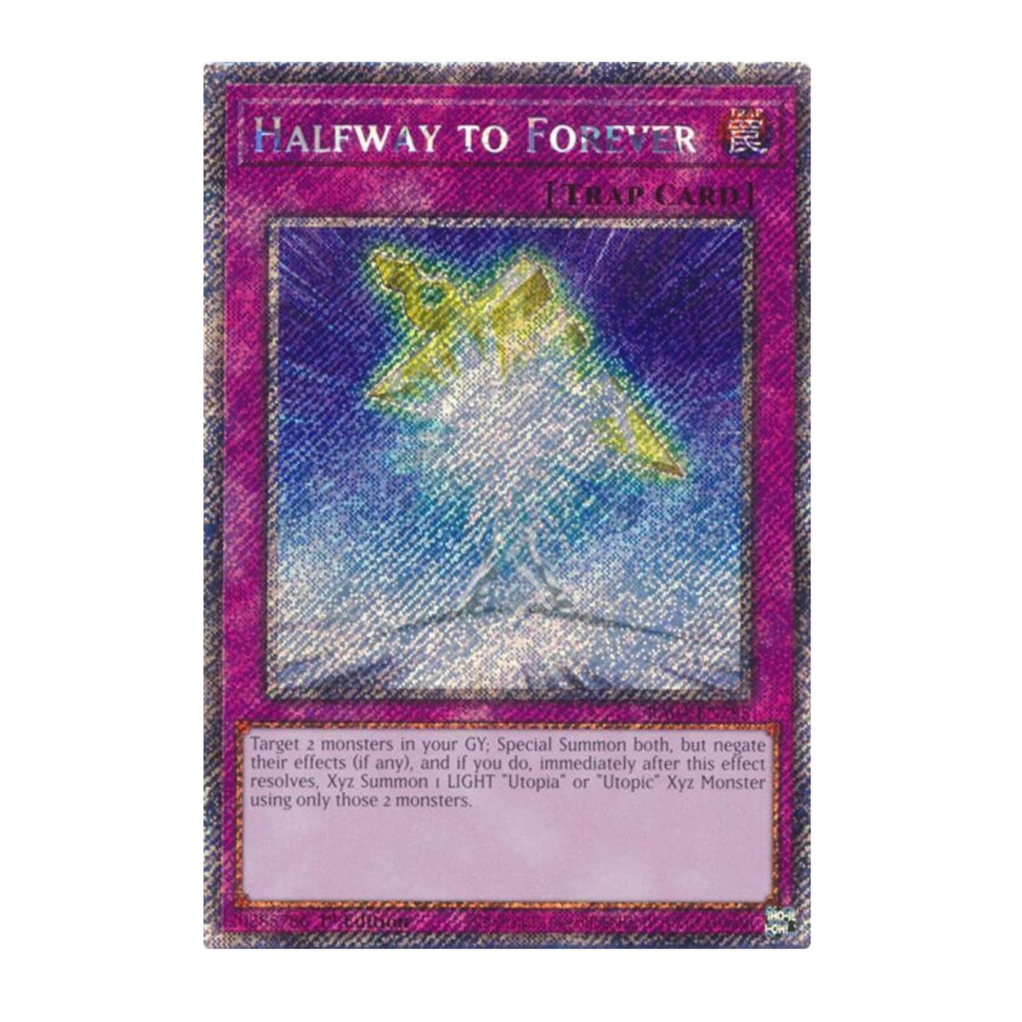 Yu-Gi-Oh! Halfway to Forever (Platinum Secret Rare) - Quarter Century Stampede