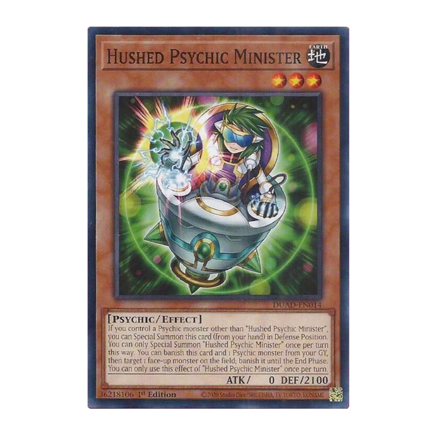 Yu-Gi-Oh! Hushed Psychic Minister - Duelist's Advance (DUAD)