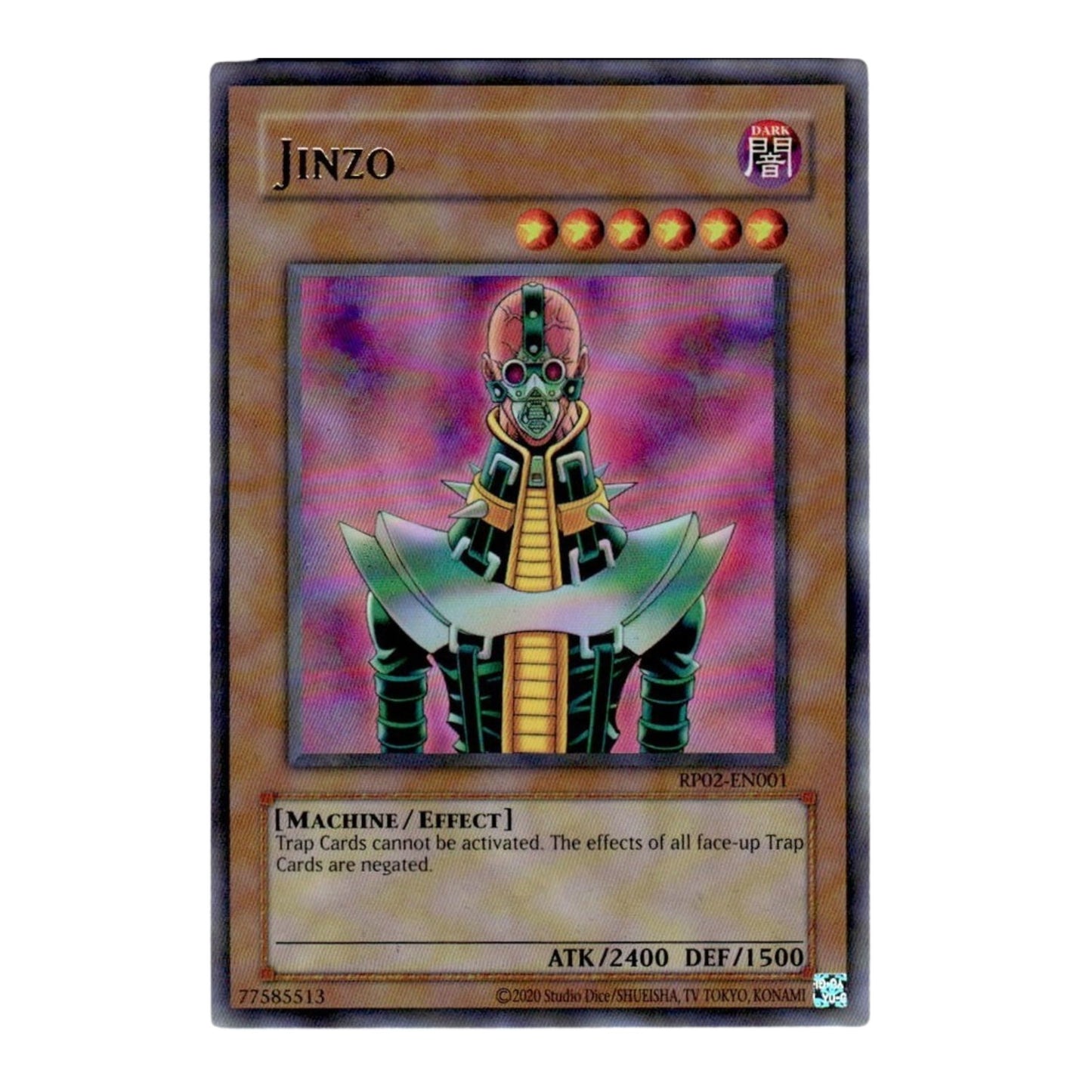 Yu-Gi-Oh! Jinzo - Retro Pack 2 (2020 Date Reprint) (RP02)