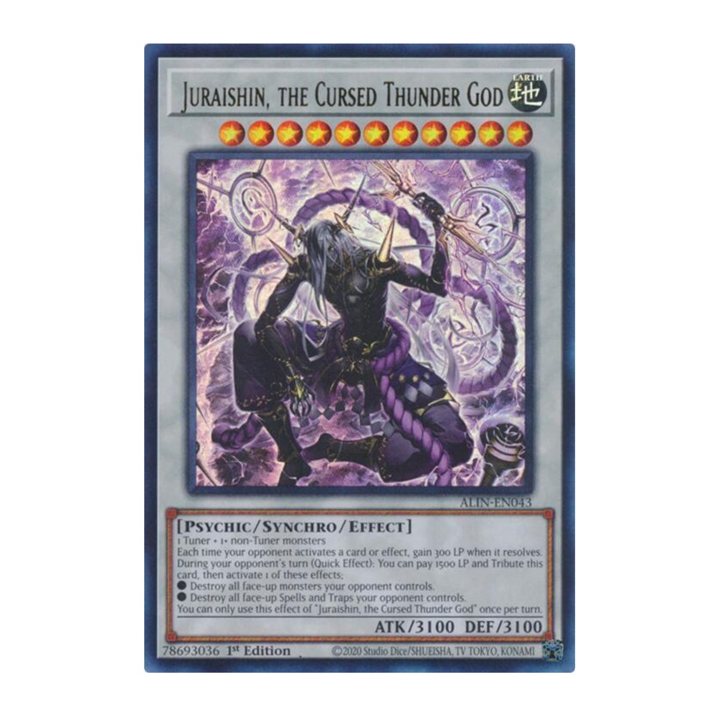 Yu-Gi-Oh! Juraishin, the Cursed Thunder God - Alliance Insight (ALIN)