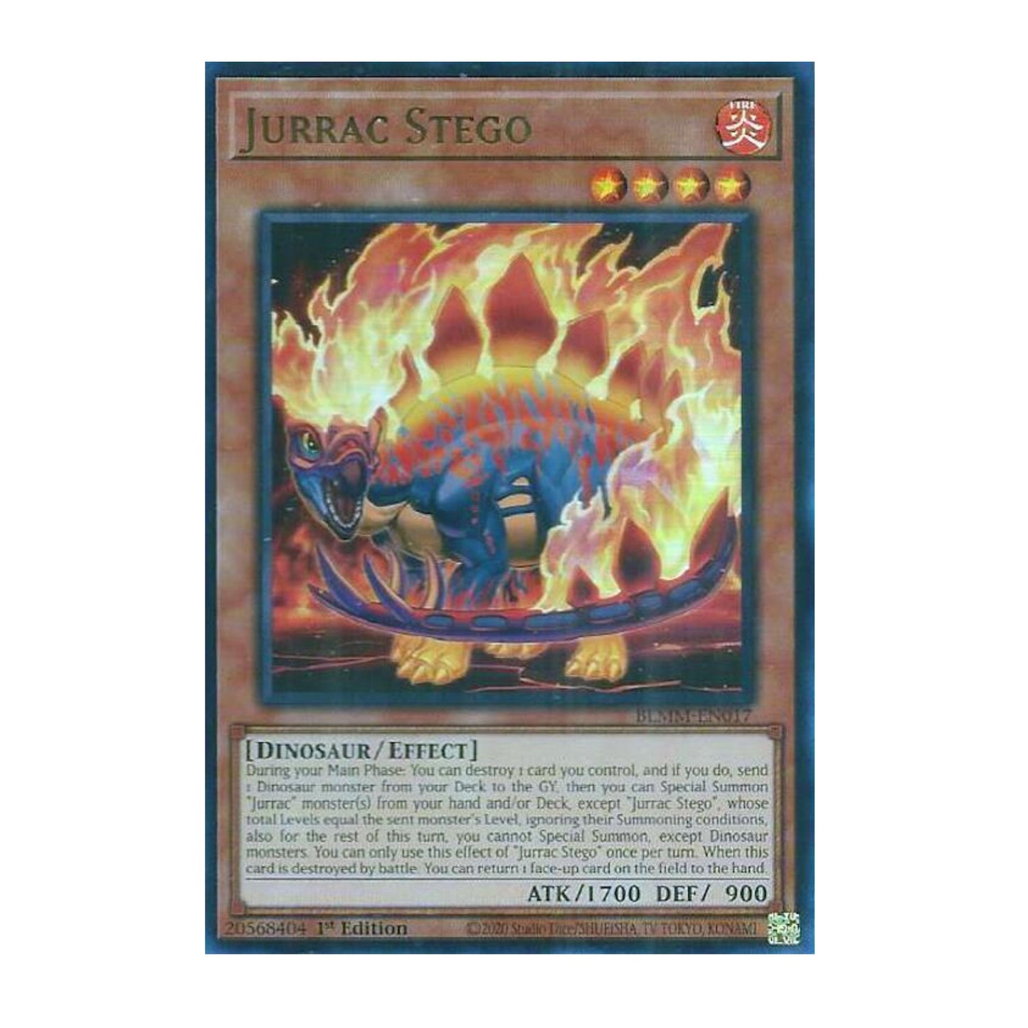 Yu-Gi-Oh! Jurrac Stego - Battles of Legend: Monster Mayhem (BLMM)