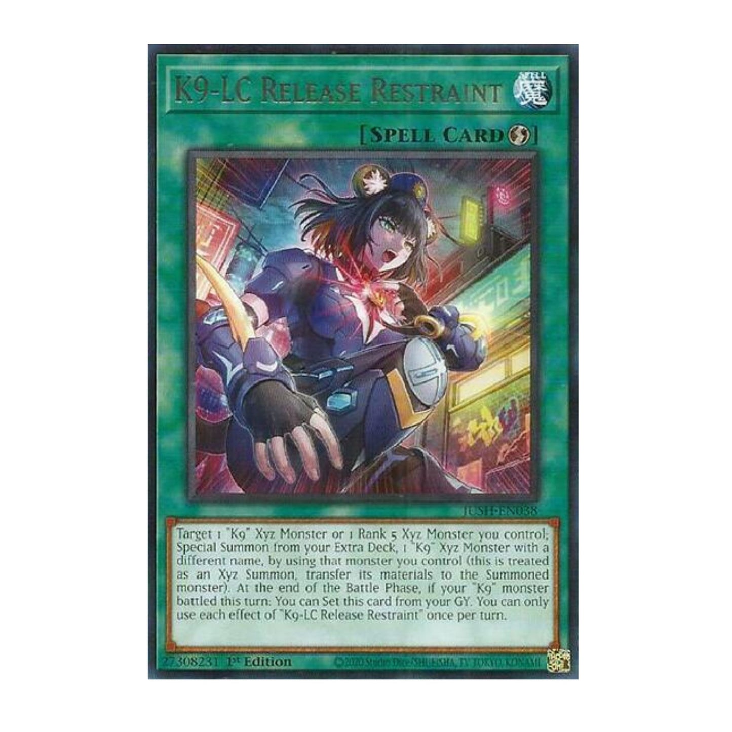 Yu-Gi-Oh! K9-LC Release Restraint - Justice Hunters (JUSH)