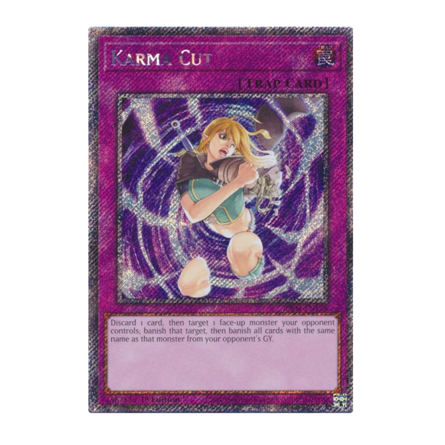 Yu-Gi-Oh! Karma Cut (Platinum Secret Rare) - Quarter Century Stampede