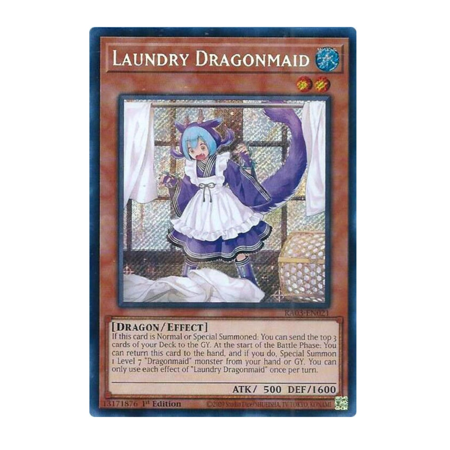 Yu-Gi-Oh! Laundry Dragonmaid (Secret Rare) - Quarter Century Bonanza