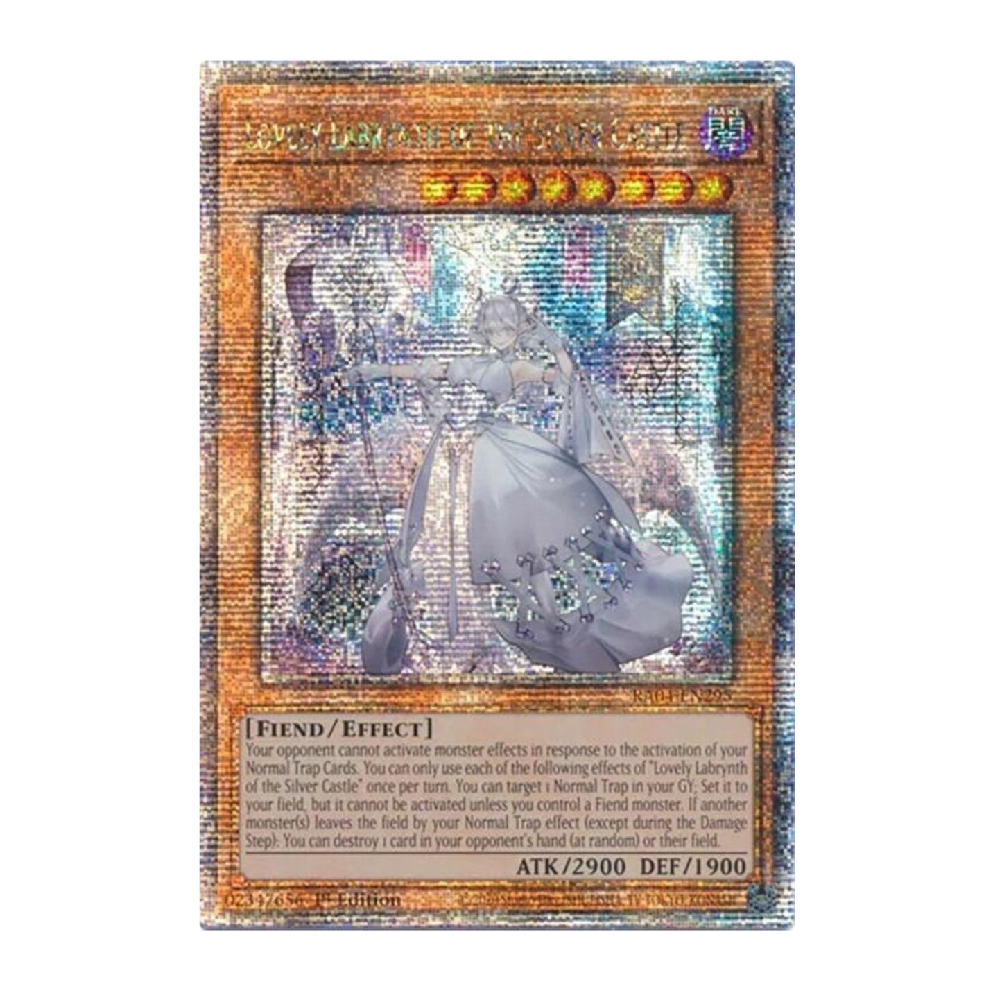 Yu-Gi-Oh! Lovely Labrynth of the Silver Castle (Quarter Century Secret Rare) - Quarter Century Stampede