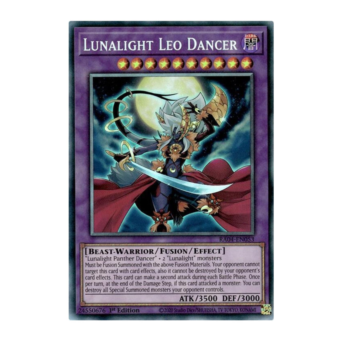 Yu-Gi-Oh! Lunalight Leo Dancer (PCR) - Quarter Century Stampede