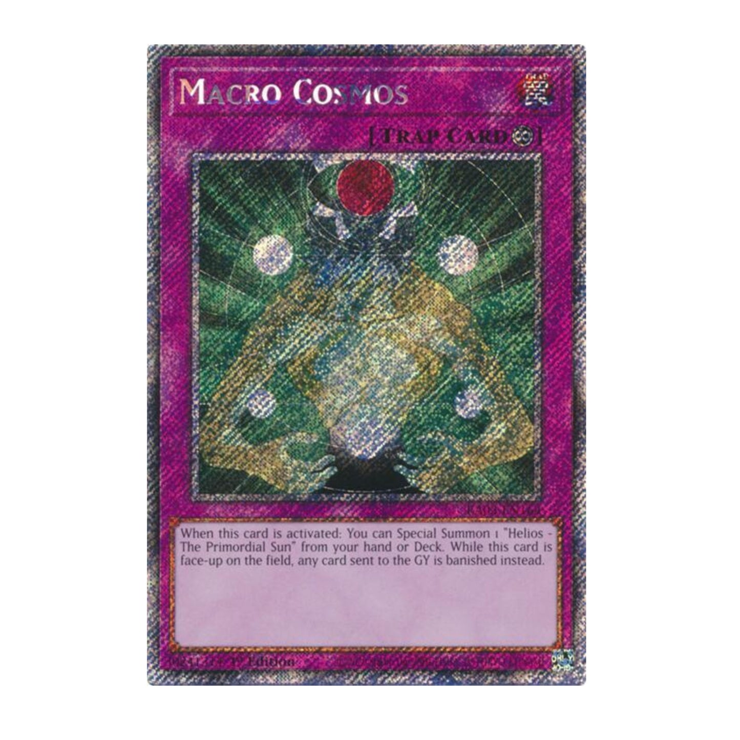 Yu-Gi-Oh! Macro Cosmos (Platinum Secret Rare) - Quarter Century Bonanza
