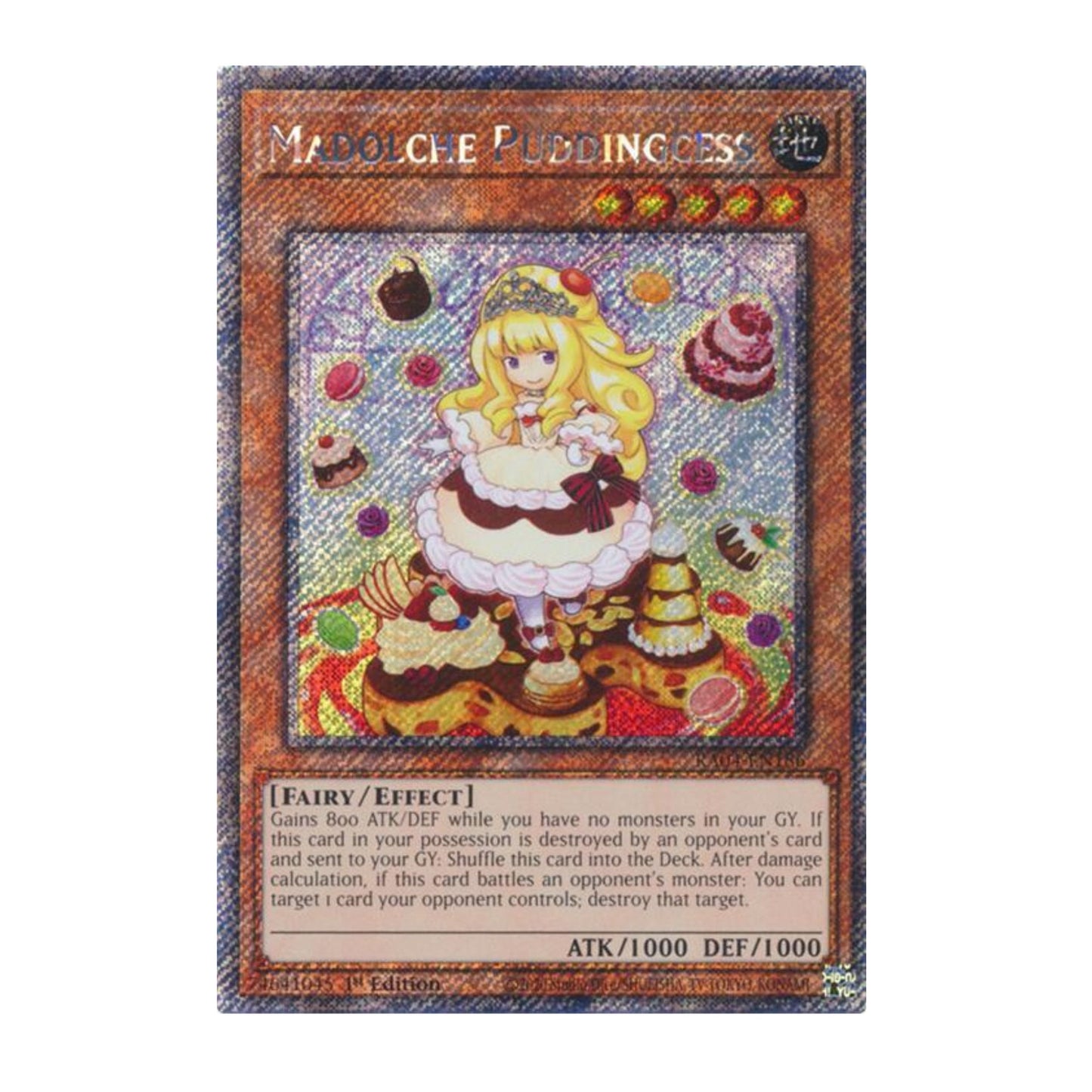 Yu-Gi-Oh! Madolche Puddingcess (Platinum Secret Rare) - Quarter Century Stampede