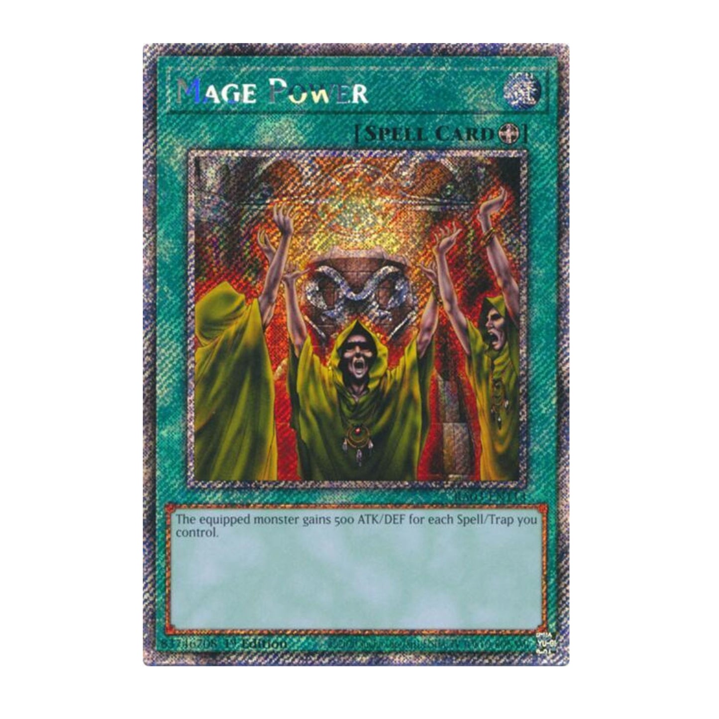 Yu-Gi-Oh! Mage Power (Platinum Secret Rare) - Quarter Century Bonanza