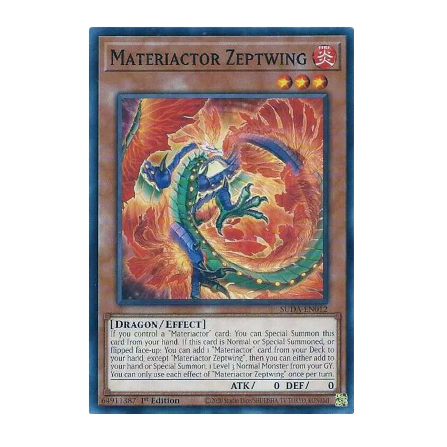 Yu-Gi-Oh! Materiactor Zeptwing - Supreme Darkness (SUDA)