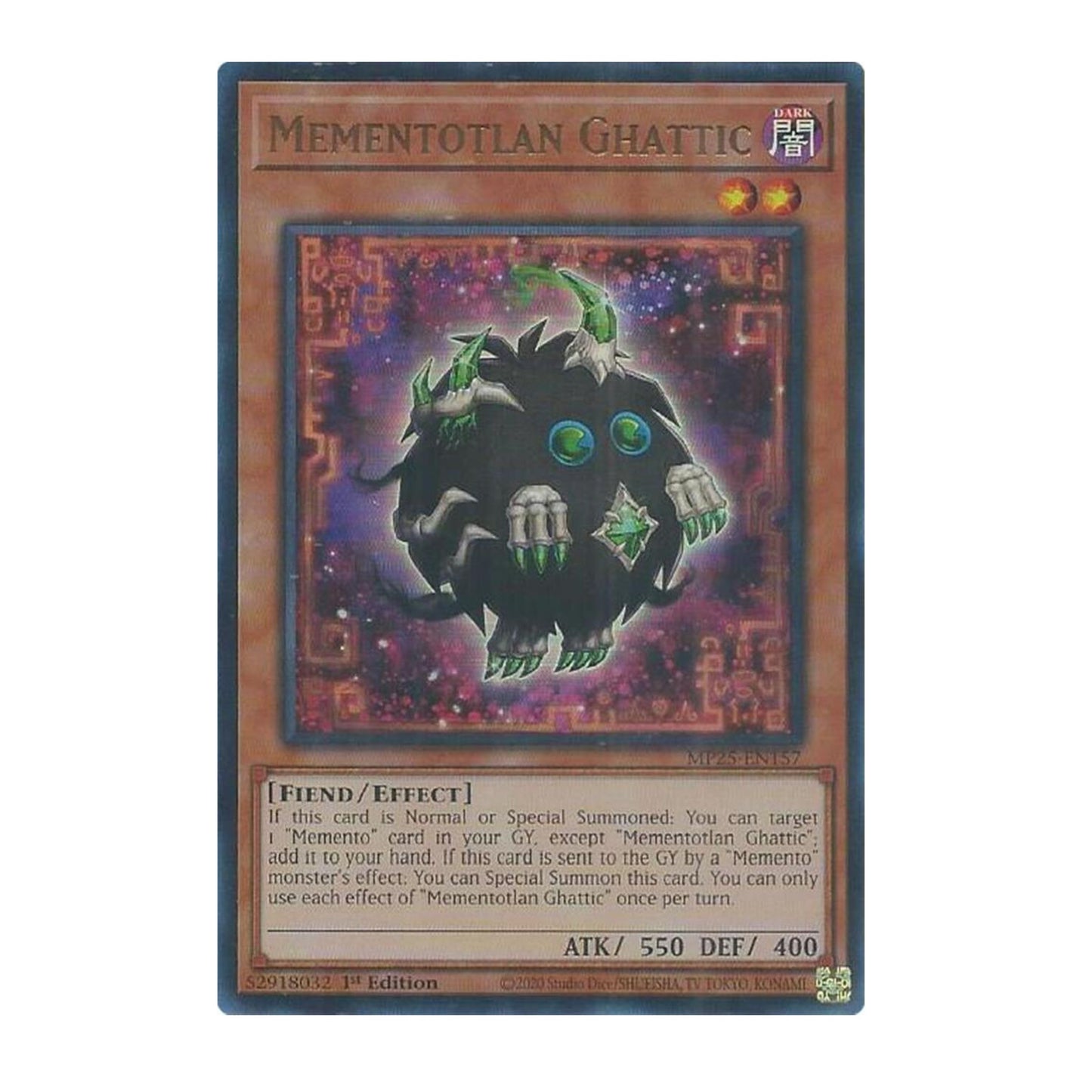 Yu-Gi-Oh! Mementotlan Ghattic - 2025 Mega-Pack (MP25)