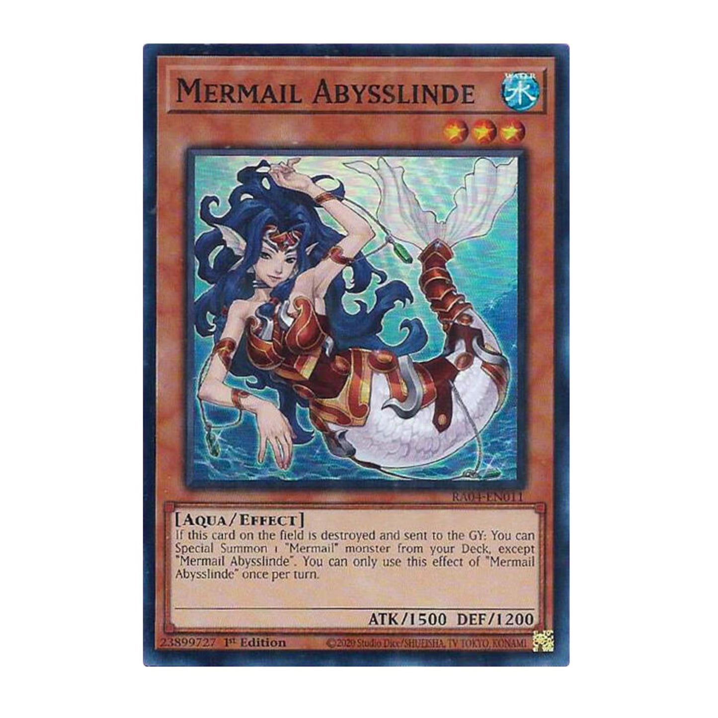 Yu-Gi-Oh! Mermail Abysslinde - Quarter Century Stampede