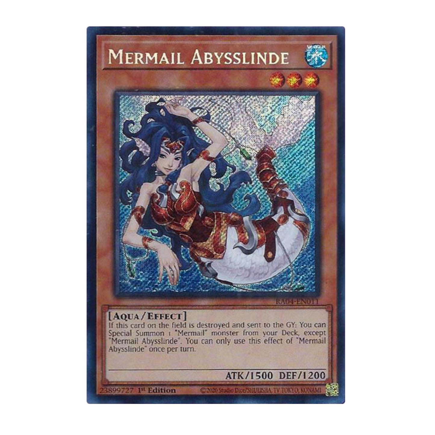 Yu-Gi-Oh! Mermail Abysslinde (Secret Rare) - Quarter Century Stampede