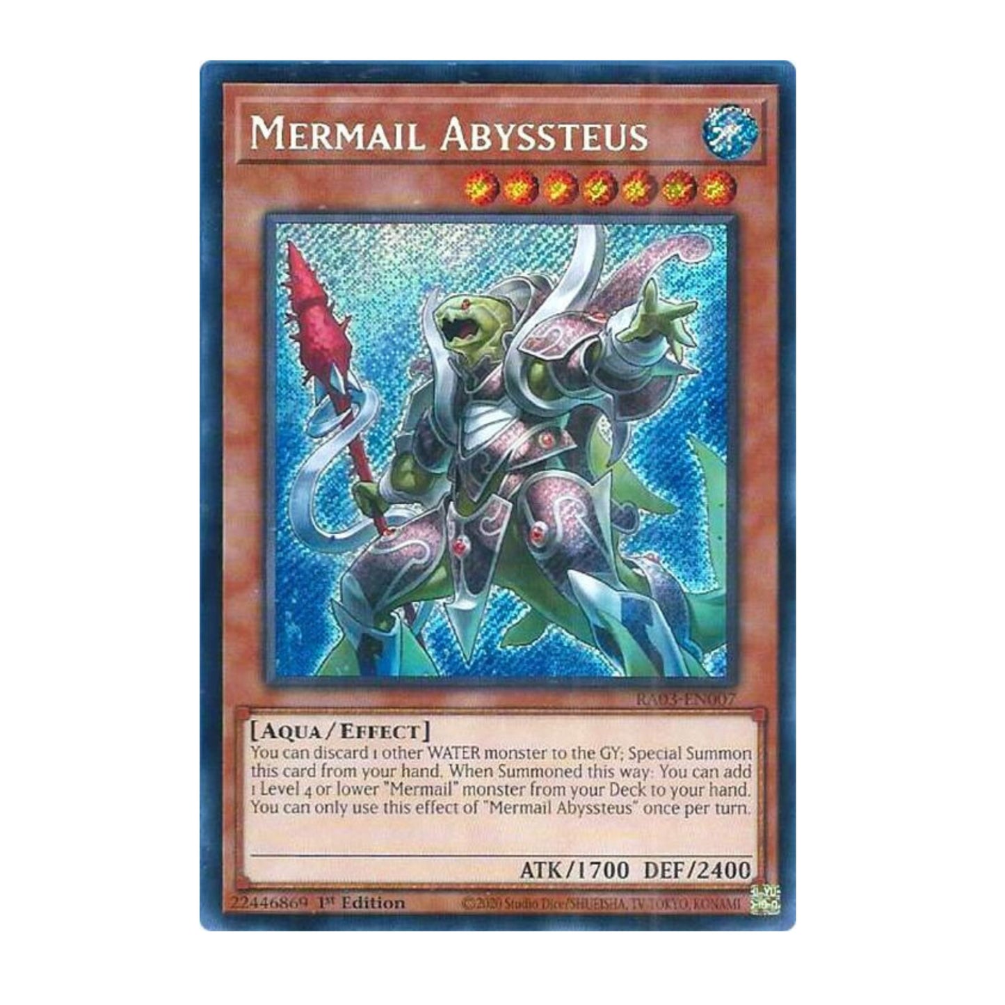 Yu-Gi-Oh! Mermail Abyssteus (Secret Rare) - Quarter Century Bonanza