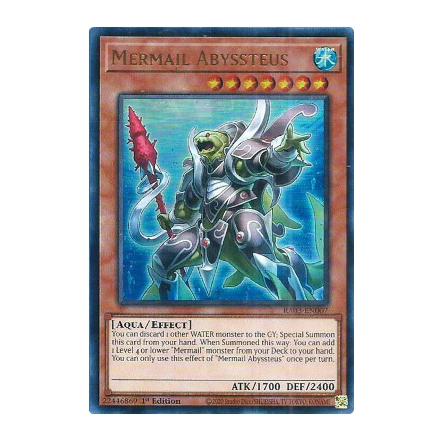 Yu-Gi-Oh! Mermail Abyssteus (UR) - Quarter Century Bonanza