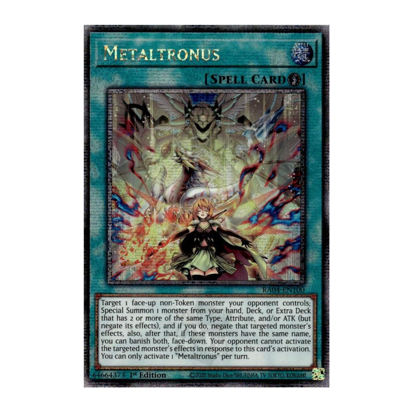 Yu-Gi-Oh! Metaltronus (Quarter Century Secret Rare) - Quarter Century Stampede