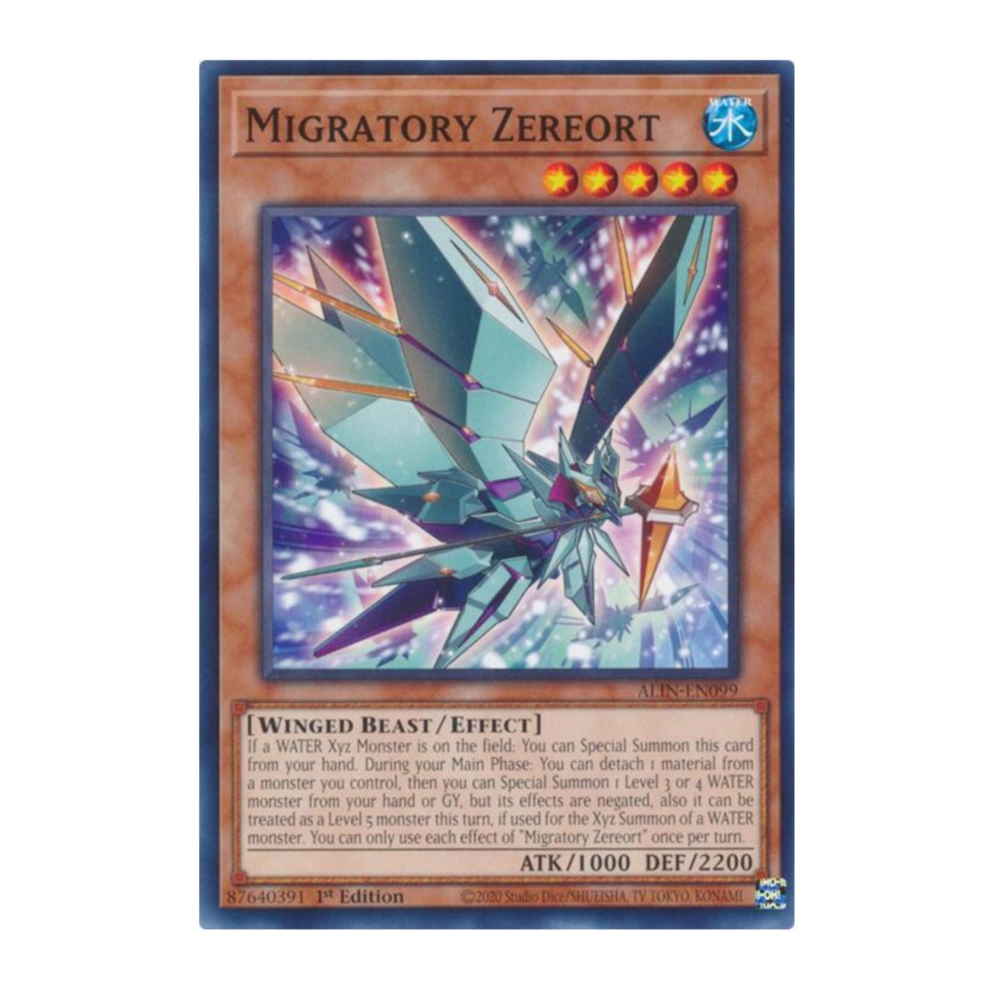 Yu-Gi-Oh! Migratory Zereort - Alliance Insight (ALIN)
