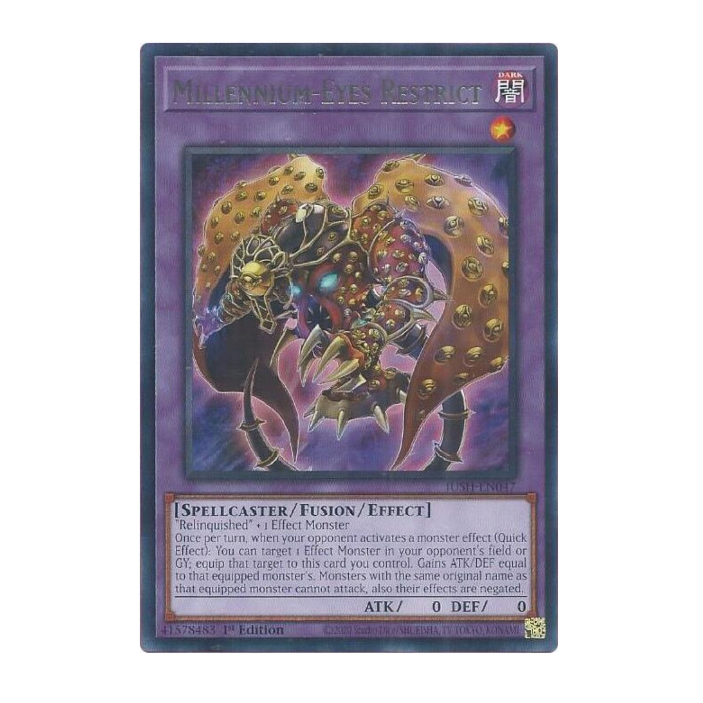 Yu-Gi-Oh! Millennium-Eyes Restrict - Justice Hunters (JUSH)