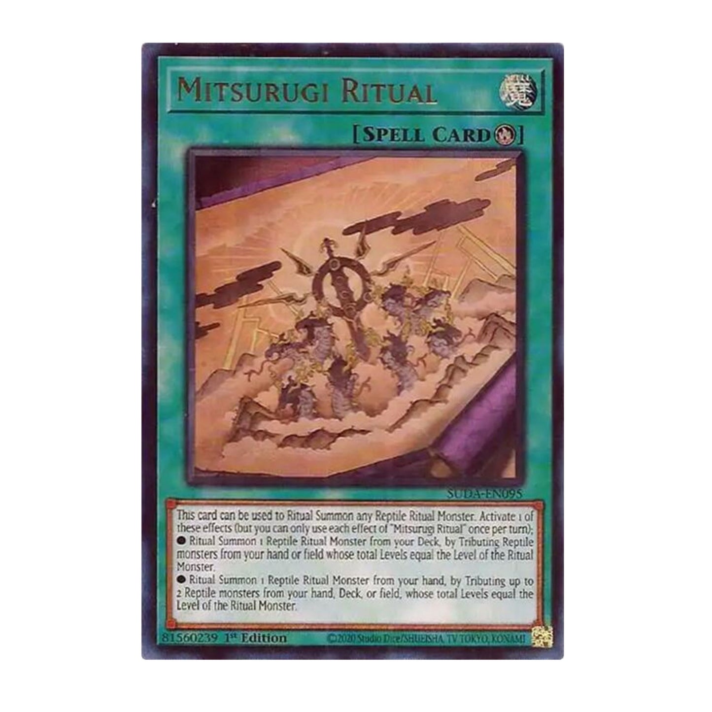 Yu-Gi-Oh! Mitsurugi Ritual Ultra Rare - Supreme Darkness (SUDA)