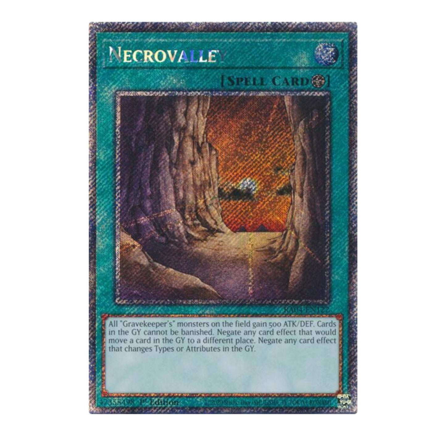 Yu-Gi-Oh! Necrovalley (Platinum Secret Rare) - Quarter Century Stampede