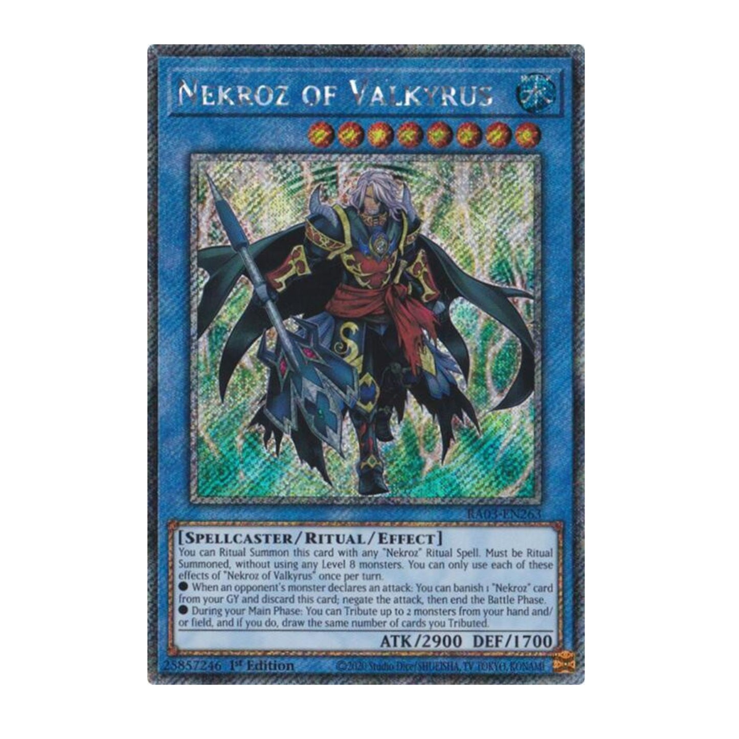 Yu-Gi-Oh! Nekroz of Valkyrus (Platinum Secret Rare) - Quarter Century Bonanza