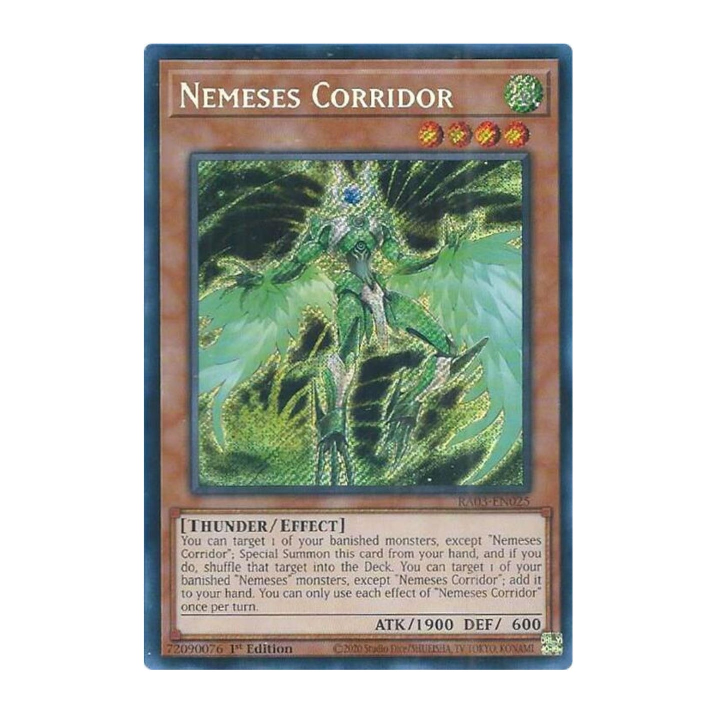Yu-Gi-Oh! Nemeses Corridor (Secret Rare) - Quarter Century Bonanza