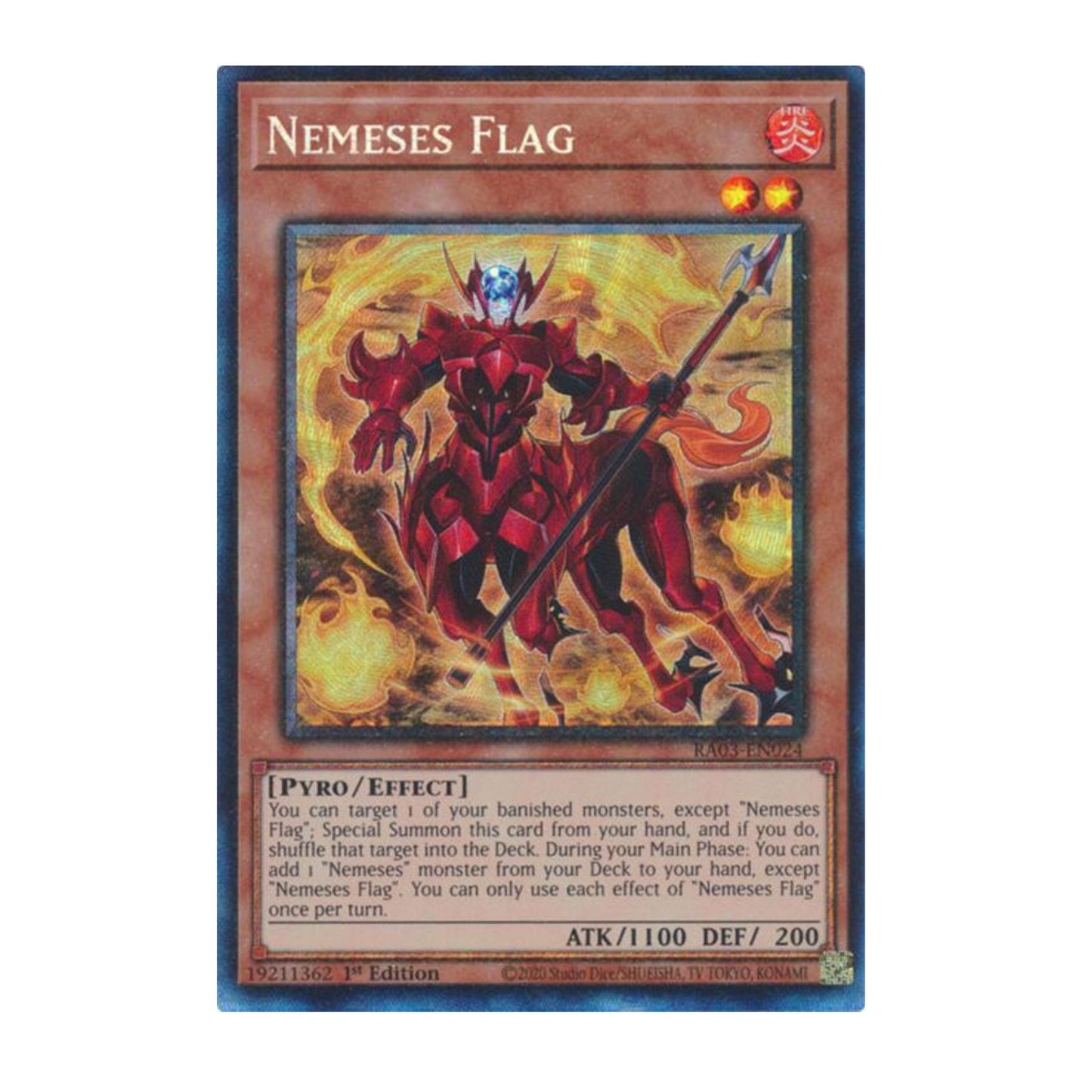 Yu-Gi-Oh! Nemeses Flag (PCR) - Quarter Century Bonanza