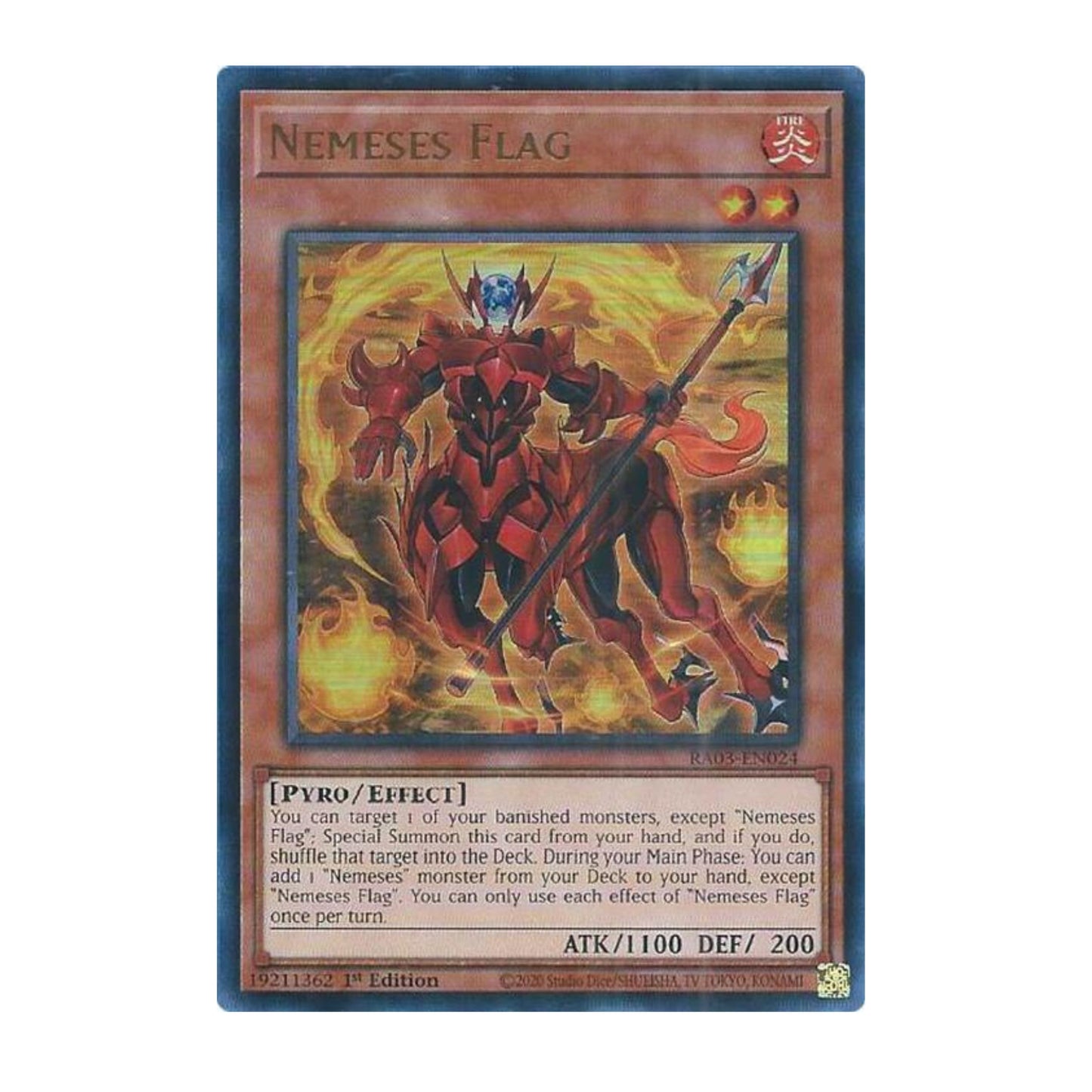 Yu-Gi-Oh! Nemeses Flag (UR) - Quarter Century Bonanza