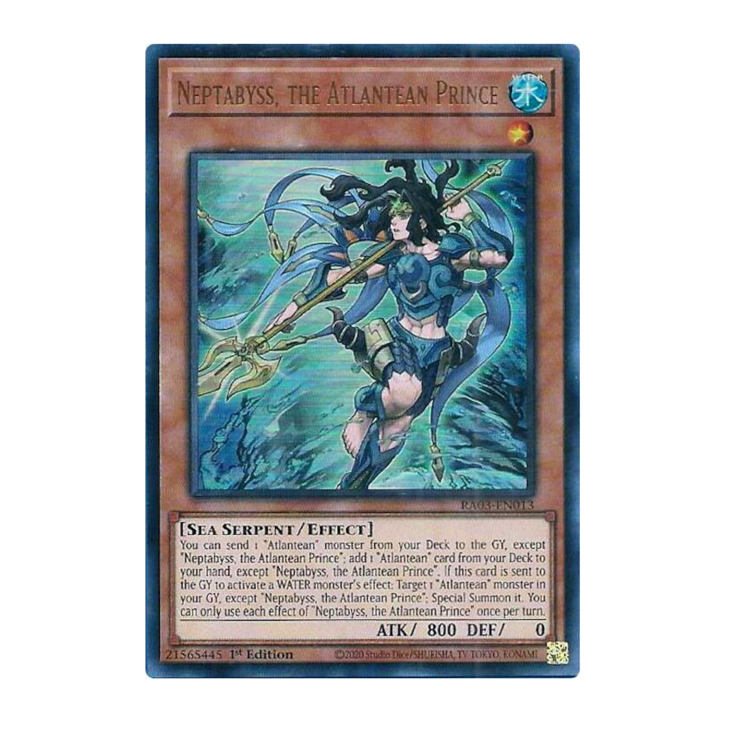 Yu-Gi-Oh! Neptabyss, the Atlantean Prince (UR) - Quarter Century Bonanza