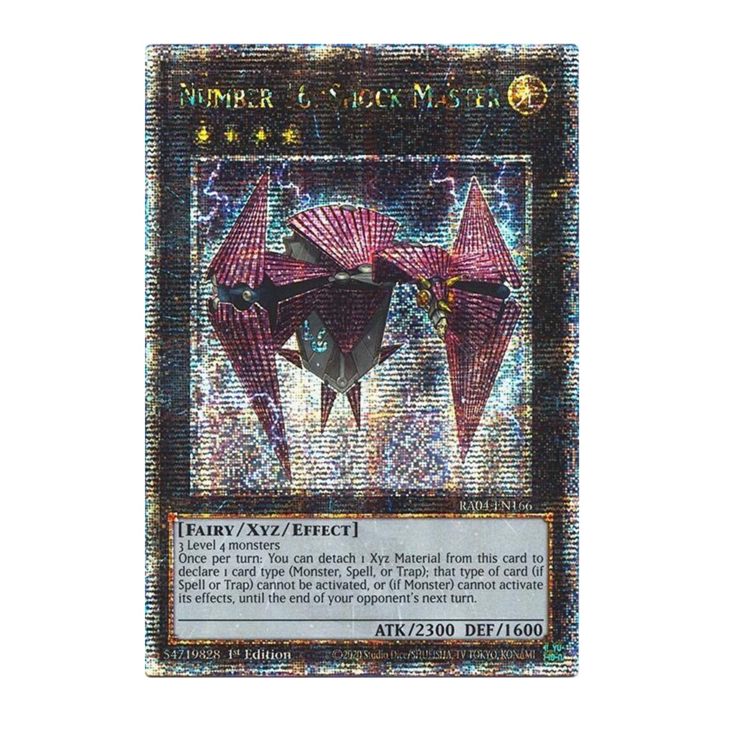 Yu-Gi-Oh! Number 16: Shock Master (Quarter Century Secret Rare) - Quarter Century Stampede